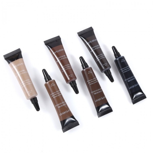 Гель для фарбування і фіксації брів Handaiyan Eyebrow Gel, 6 кольорів