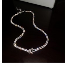 Чокер зі стразами "Shiny Knot", срібло