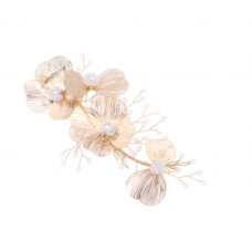 Заколка для волосся «Golden flower», прикраса для зачіски, золото