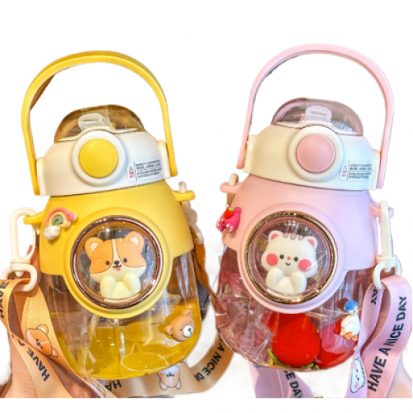 Пляшечка для води дитяча, різні кольори, 820 мл