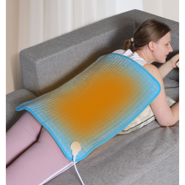 Грілка електрична, мініковдра з підігрівом, з пультом керування, 50*100 см, сіра