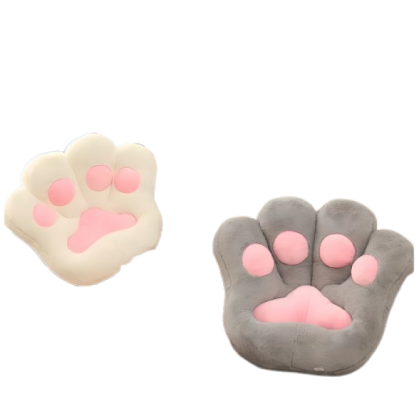 М'яка подушка для сидіння, у формі Лапки, велика, 70х75 см, біла лапка