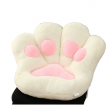 М'яка подушка для сидіння, у формі Лапки, велика, 70х75 см, біла лапка