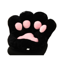 Мягкая подушка для сидения, Лапка, 50х60 см, черная лапка