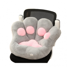 М'яка подушка для сидіння, у формі Лапки, велика, 70х75 см, сіра лапка