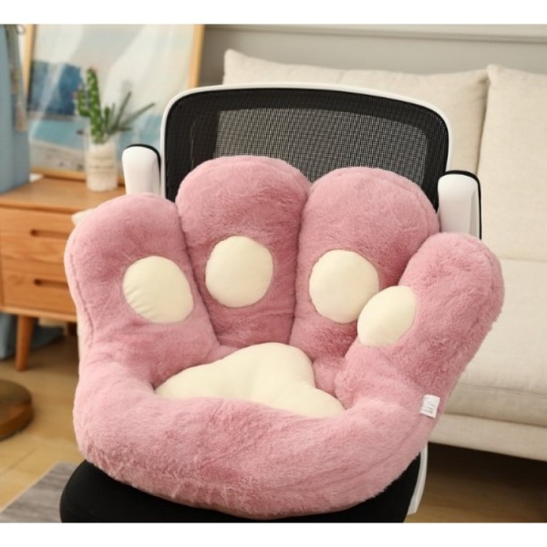 М'яка подушка для сидіння, Лапка, 50х60 см, рожева лапка