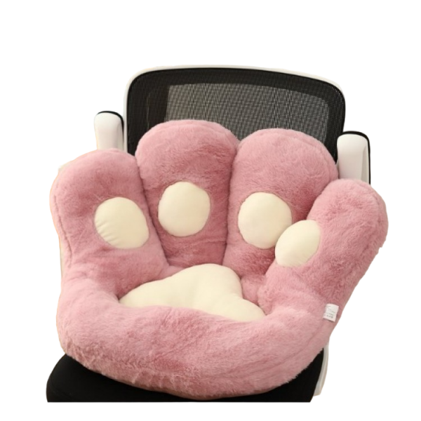 М'яка подушка для сидіння, Лапка, 50х60 см, рожева лапка