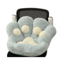 Мягкая подушка для сидения, Лапка, 50х60 см, нежно-голубая лапка