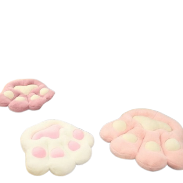 М'яка подушка для сидіння, Лапка, 50х60 см, рожева лапка