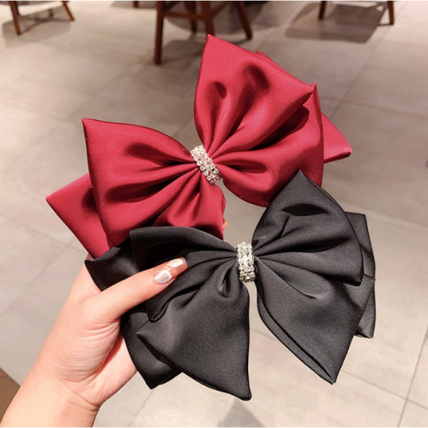 Шпилька для волосся з великим бантом "Butterfly", затискач для волосся, червоний Шпилька для волосся з великим бантом "Butterfly", затискач для волосся, червоний