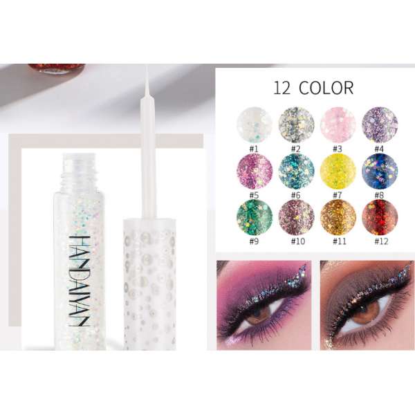 Рідка підводка для очей з глітером Handaiyan Glitter Eyeliner, різні кольори