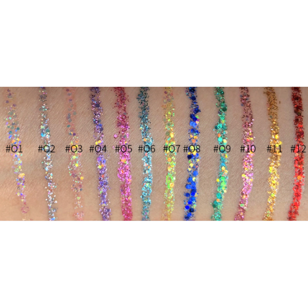 Рідка підводка для очей з глітером Handaiyan Glitter Eyeliner, різні кольори