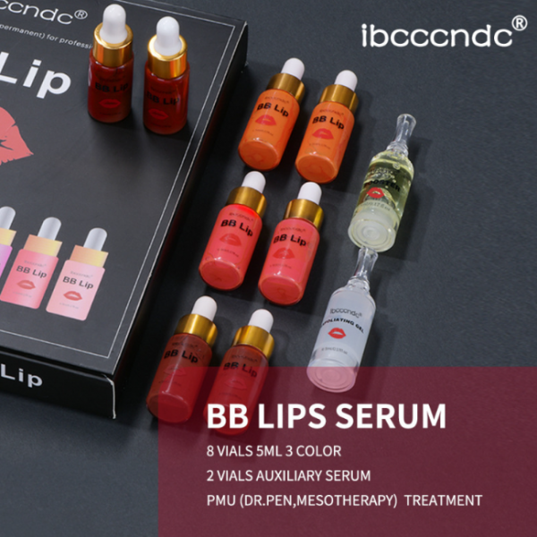 Профессиональный набор для перманентного макияжа губ ibcccndc BB Lip Serum (semi-permanent) for professional use