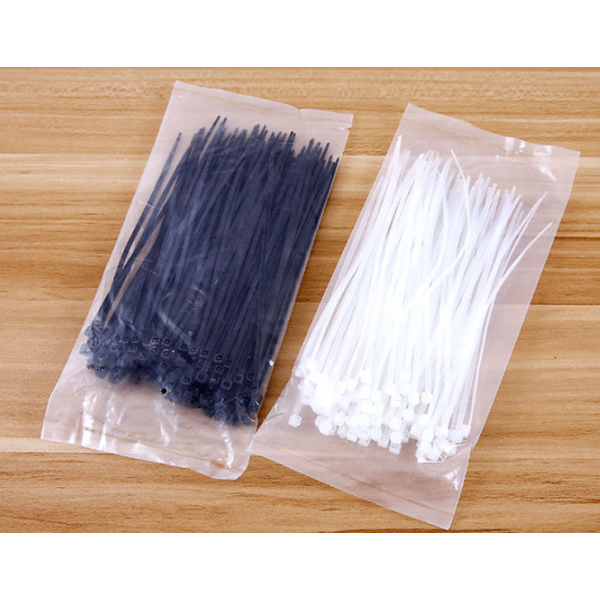 Хомути пластикові, хомути стяжки, білі, 2,5х150 мм, 100 шт