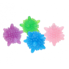 Набір силіконових кульок для прання білизни, м'ячики з шипами проти утворення катишок, 5,5 см, 5 шт