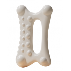 Шкребок Гуаша, масажер аплікатор для обличчя та тіла, смола, білий, 7,5х11,5 см