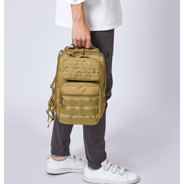 Рюкзак чоловічий багатофункціональний тактичний, водонепроникний чоловічий рюкзак, камуфляж, 31х25х15,5 см