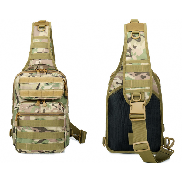 Рюкзак чоловічий багатофункціональний тактичний, водонепроникний чоловічий рюкзак, камуфляж, 31х25х15,5 см