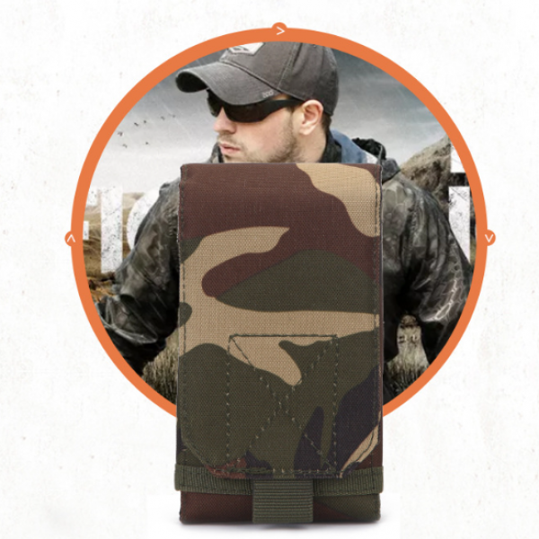 Чехол для смартфона тактический мужской, чехол с системой Molle, 5 цветов, 9х18 см