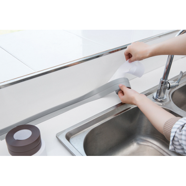 Стрічка самоклеюча водонепроникна, стрічка для ванни та раковини, зелена