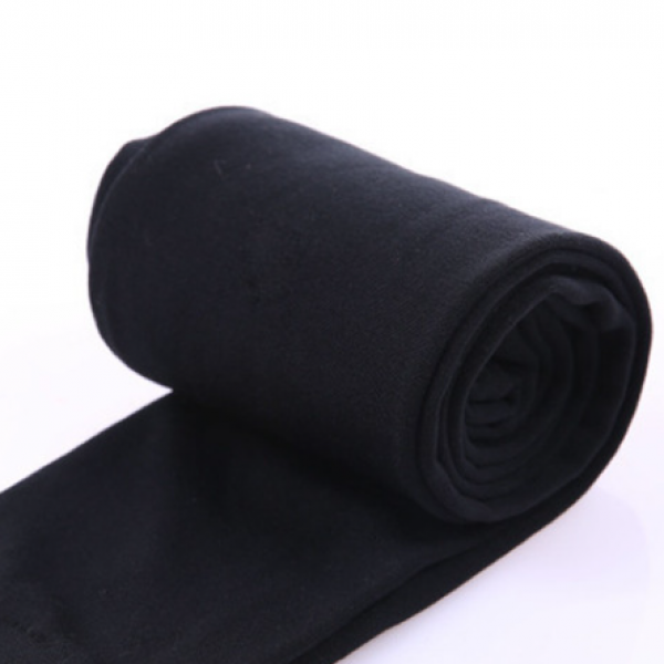 Колготи облягаючого крою, колготи з плюшевого хутра, теплі колготи, чорні