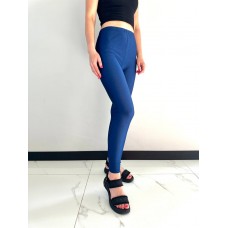 Лосіни "GloryMix" з глянцевим блиском, яскраві легінси, темно - сині