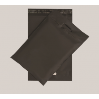 Пакет матовий самоклеючий для пакування, чорний, 40*50 см, 1 шт