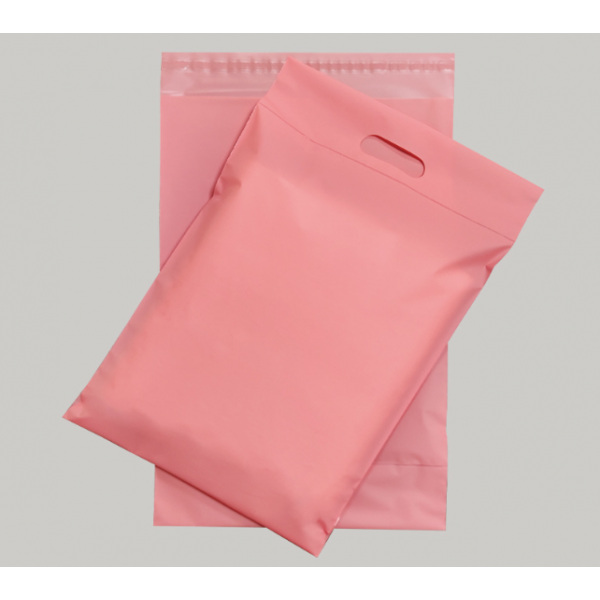 Пакет матовий самоклеючий для пакування, рожевий, 40*50 см, 1 шт