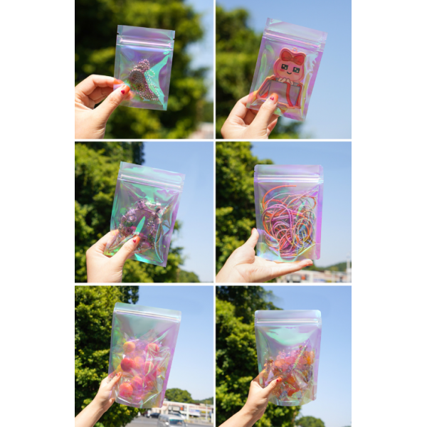 Пакет-саше прозорий блискучий, для пакування, із Zip-Lock замком, 10*15 см, 10 шт Пакет-саше прозорий блискучий, для пакування, із Zip-Lock замком, 10*15 см, 10 шт