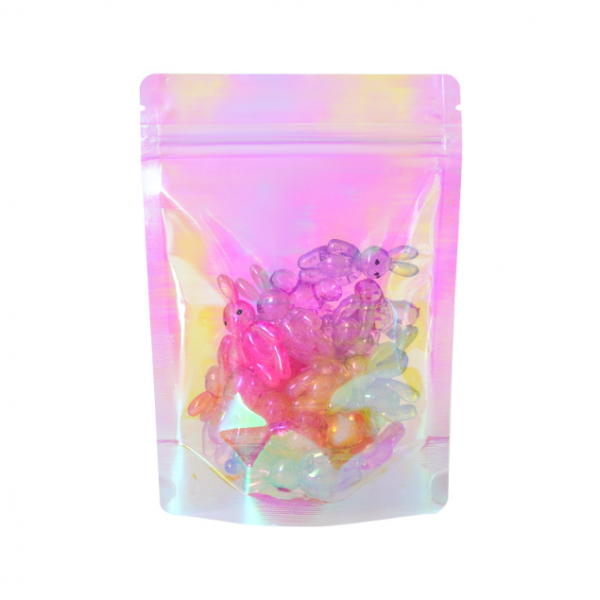 Пакет-саше прозорий блискучий, для пакування, із Zip-Lock замком, 10*15 см, 10 шт