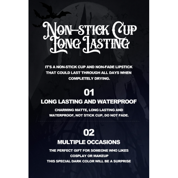 Помада рідка матова, Handaiyan Creature of the night, набір 4 шт, 72 г