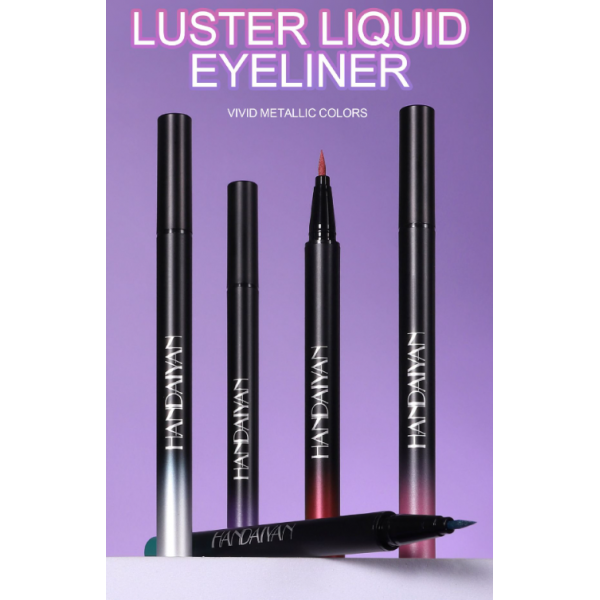 Подводка жидкая перламутровая для глаз Handaiyan Metallic Liquid Liner, водостойкая, разные цвета, 0,8 мл