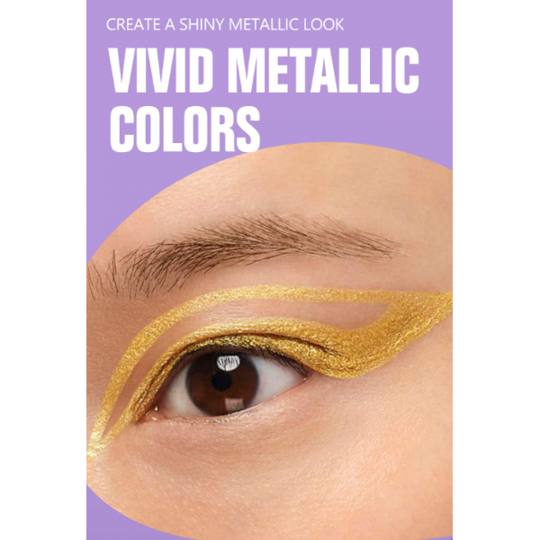 Подводка жидкая перламутровая для глаз Handaiyan Metallic Liquid Liner, водостойкая, разные цвета, 0,8 мл