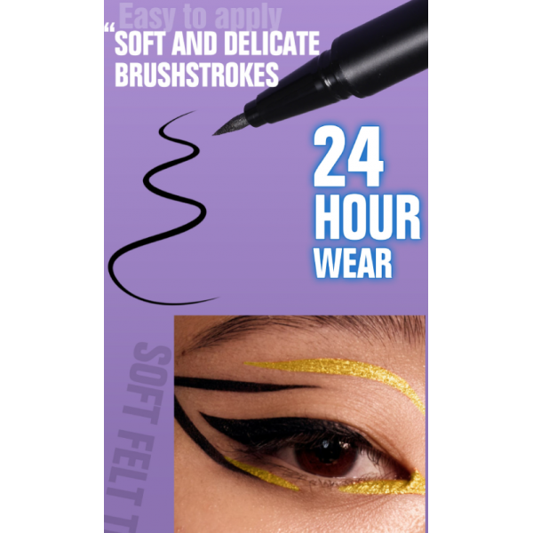 Подводка жидкая перламутровая для глаз Handaiyan Metallic Liquid Liner, водостойкая, разные цвета, 0,8 мл