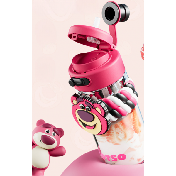 Бутылка для воды детская, Disney Mickey, с трубочкой, 700 мл