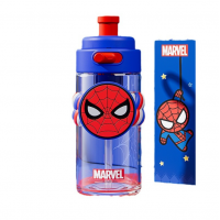 Пляшка для води дитяча, Marvel SpiderMan, з трубочкою, 550 мл