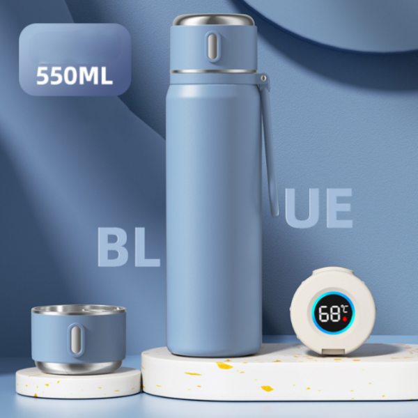 Термос з температурним дисплеєм, різні кольори, 550 мл