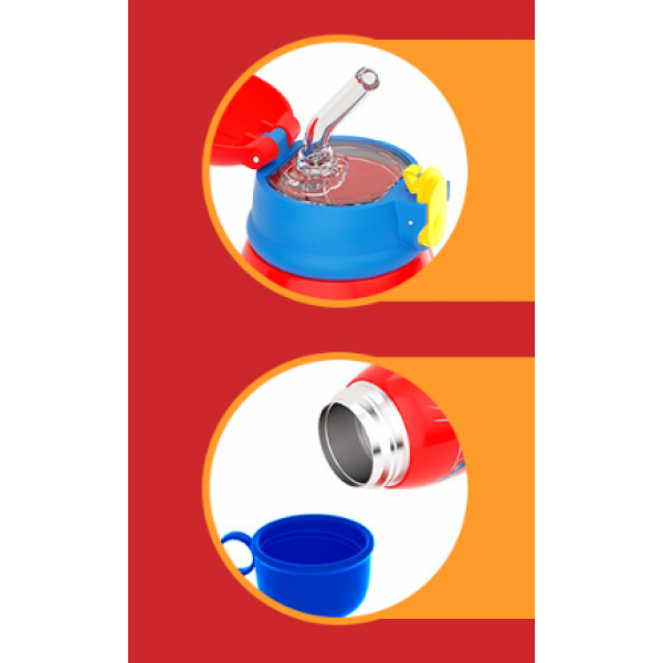 Термос дитячий з датчиком температури, Marvel «Капітан Америка», в подарунковому упакуванні, 500 мл