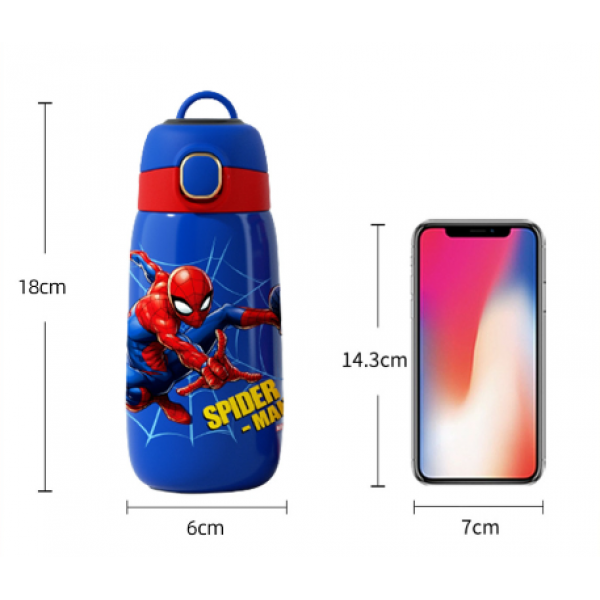 Термос дитячий з температурним екраном, Marvel "Людина павук", 420 мл