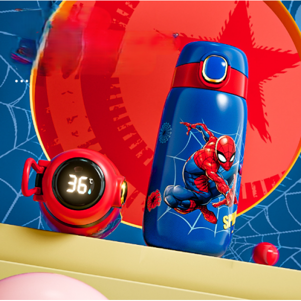 Термос дитячий з температурним екраном, Marvel "Людина павук", 420 мл