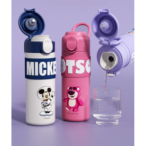 Термос дитячий з датчиком температури, Disney «Ельза», 400 мл, фіолетовий