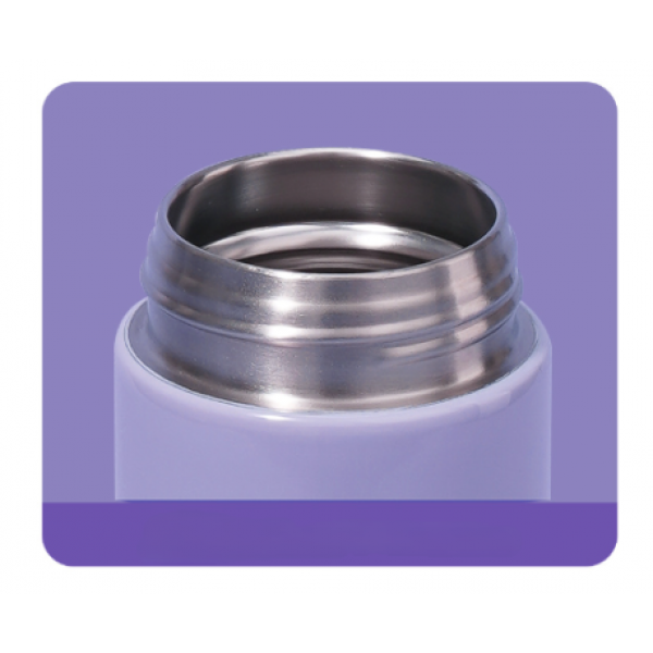 Термос дитячий з датчиком температури, Disney «Ельза», 400 мл, фіолетовий