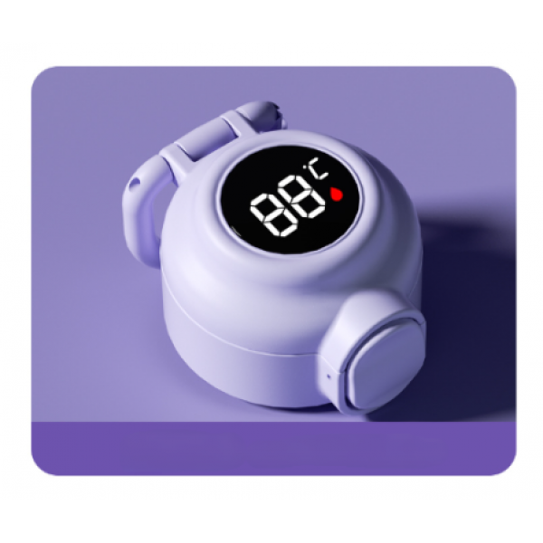 Термос дитячий з датчиком температури, Disney «Ельза», 400 мл, фіолетовий