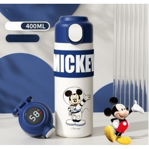 Термос дитячий з датчиком температури, Disney «Mickey», 400 мл, синьо-білий