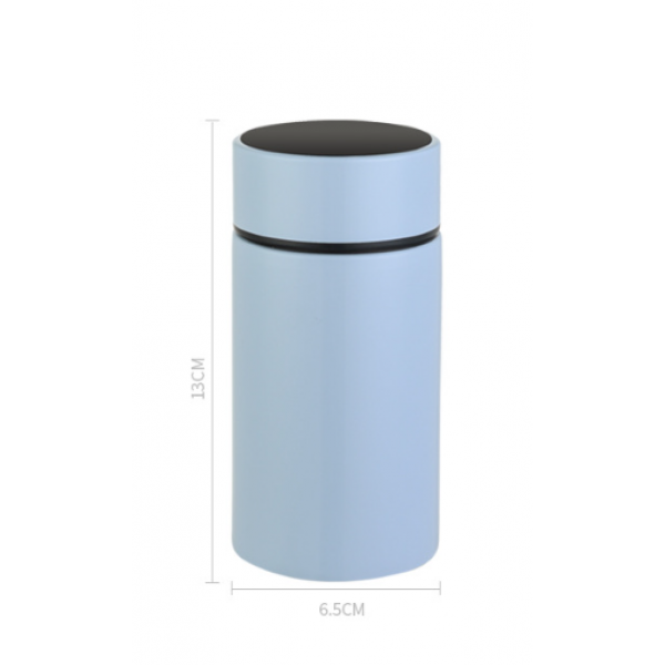 Термос-чашка з температурним дисплеєм та ситом, різні кольори, 200 мл