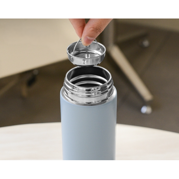 Термос-чашка з температурним дисплеєм та ситом, різні кольори, 200 мл