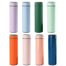 Термос з температурним дисплеєм та ситом для чаю, різні кольори, 500 мл