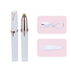 Електричний тример, депілятор для обличчя та тіла, білий