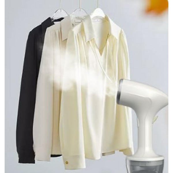 Отпариватель ручной портативный, миниутюг вертикальный GTJ-D10M1 с функцией дезинфекции, розовый