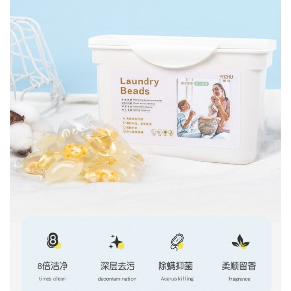 Гелеві капсули для прання "Triple Heart", 3 в 1, з ароматом груши, 30 шт